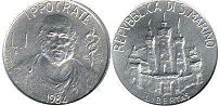 монета Сан-Марино 1 лира 1984