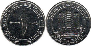 монета Судан 1 фунт 2011