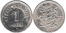 монета Эстония 1 марка - Estonia 1 mark 1922