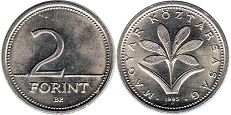 монета Венгрия 2 форинта 2005