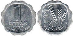 монета Израиль 1 агора 1973