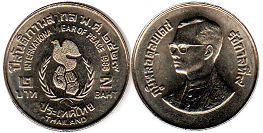 монета Таиланд 2 бата 1986