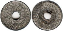 монета Таиланд 5 сатанг 1945