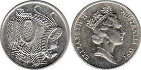 монета Австралия 10 центов 1992
