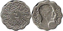 монета Ирак 4 филса 1931