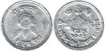 монета Непал 1 пайса 1971