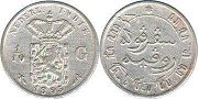 монета Голландская Ост-Индия 1/10 гульдена 1895