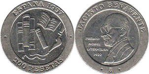 монета Испания 200 песет 1997