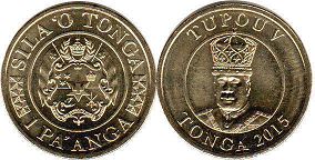 монета Тонга 1 паанга 2015