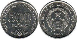 монета Вьетнам 500 донг 2003