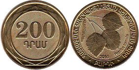 монета Армения 200 драм 2014