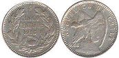 монета Чили 5 сентаво 1916