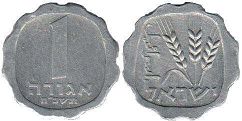 монета Израиль 1 агора 1974
