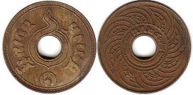 монета Таиланд Сиам 1 сатанг 1935