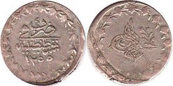 монета Турция Османская 20 пара 1842