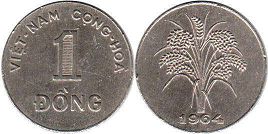 монета Южный Вьетнам 1 донг 1964