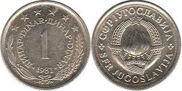 Yugoslavia 1 dinar 1981