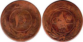 монета Афганистан 10 пул 1925
