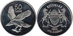 монета Ботсвана 50 тхебе 1998