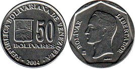 монета Венесуэла 1000 боливаров 2004