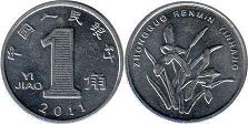 монета Китай 1 цзяо 2011