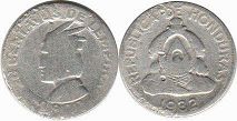 монета Гондурас 20 сентаво 1932