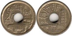 монета Испания 25 песет 1995