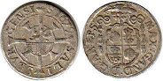 монета Зальцбург 1 крейцер 1679