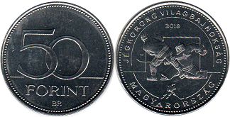 монета Венгрия 50 форинтов 2018