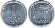 монета Израиль 1 агора 1980