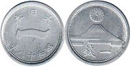 монета Япония 1 сен 1943