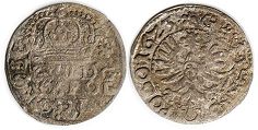 монета Польша грош 1623