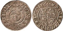 монета Польша полторак 1616