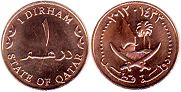 монета Катар 1 дирхам 2012