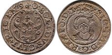 монета Рига солид 1590