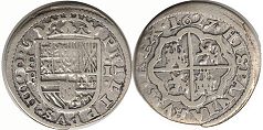 монета Испания Испания реал 1627