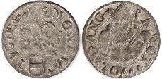 монета Цуг шиллинг 16 век