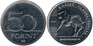 монета Венгрия 50 форинтов 2018