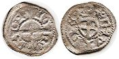монета Ливония артиг без даты (1472-1483)