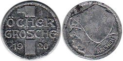 нотгельд Ахен 1 грош 1920