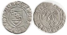 монета Аквилея денар без даты (1402-1412)