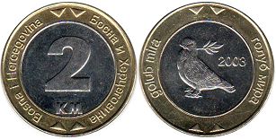 монета Босния и Герцеговина 2 марки 2003