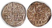 монета Кастилия и Леон динеро 1252-1284