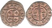 монета Лотарингия обол 1608-1624