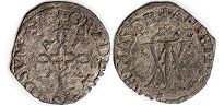 монета Наварра лиард 1555-1562