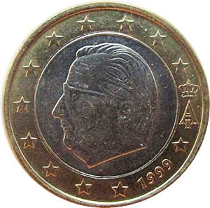 1 евро 1999 Бельгия
