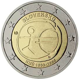 монета 2 евро Slovakia монета 2 евро Slovakia