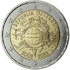 монета 2 евро Австрия монета 2 евро Австрия