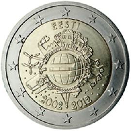 монета 2 евро Estonia монета 2 евро Estonia