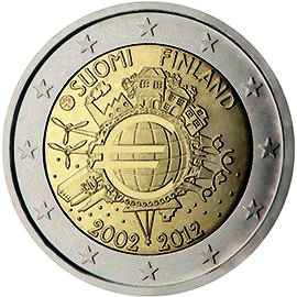 монета 2 евро Финляндия монета 2 евро Финляндия